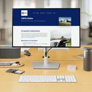 Website van Copia Elektro Website van Copia Elektro